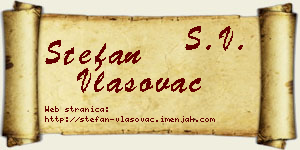 Stefan Vlasovac vizit kartica